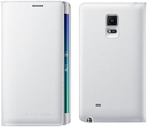 Lowpricenice Luxury Flip Leather Case Cover for Samsung Galaxy Note Edge N9150 (White)