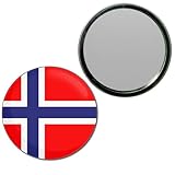 Norway Flag - 55mm Round Compact Mirror