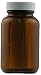 4 oz. Round Amber Spice Jar with Cap and Label 12 count (Pack of 5)