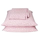 Dot Jersey Sheet Set - Pink