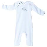 Petit Bateau Classic Blue Stripe Romper for Baby Boy