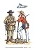 Texas Rangers and Mississippi Rifles, 1846 Art Poster PRINT Unknown 12x18