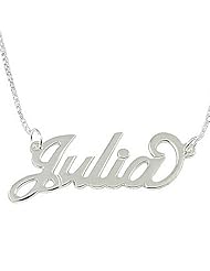 Sterling Silver Personalized Name Necklace