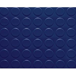 G-Floor Garage Shop Floor Coverings - 8ft. x 22ft., Coin Design, Racing Blue, Model# GF75CN822RB by 