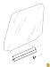 Volvo Truck Door Window Glass Tinted Assembly Left Side 21079280