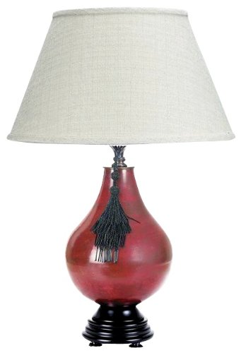 Frederick Cooper Red Tassel Table Lamp