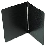 Smead 81152 Pressboard Side Opening Report Cover with Holes 8-1/2 C to C, 11 x 8-1/2, Black, Carton of 100