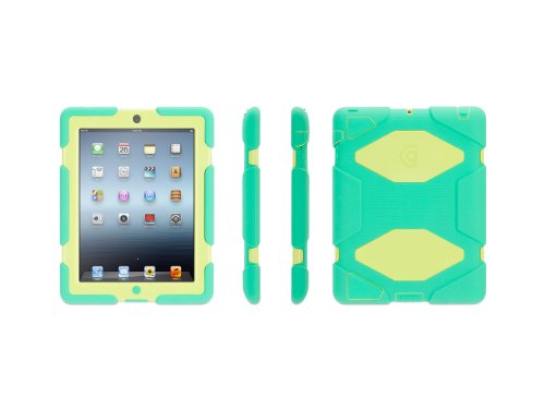 Griffin Green/ Yellow Survivor All-Terrain Case + Stand for iPad 2, 3, and 4th Gen - Military-duty case with stand