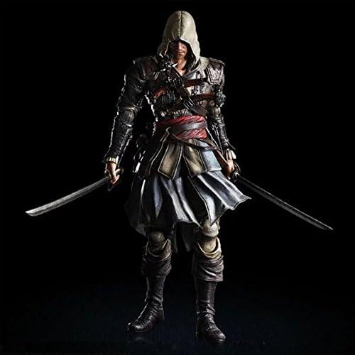 KrLu Play Arts ASSASSIN'S CREED Series 4: Black Flag EDWARD KENWAY Figure Action Figures Gift