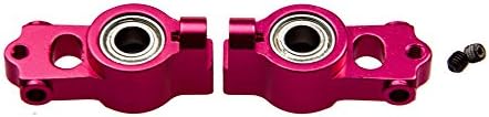 XJJ Pink Aluminum Metal Knuckle Rear Cup for Sakura D4 RWD/AWD 1/10 RC Drift Car Pack of 1set