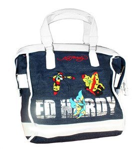 Christian Audigier Ed Hardy Denise Travel Bag