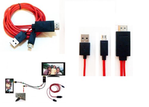 Pengaz mhl micro usb to hdmi 1080p hdtv adapter cable f…