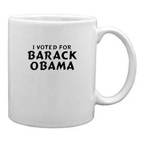 I voted for Barack Obama Mug by SHOPZEUS