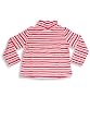 Private Label - Toddler Girls Long Sleeved Turtleneck Top, Red, Pink (Size 4T)