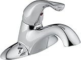 Delta 500-DST Classic Single Handle Centerset Lavatory Faucet - Less Pop-Up, Chrome by Delta Faucet 