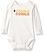 The Children's Place Baby Holiday Talker, Gobble/White, 6-9 Months