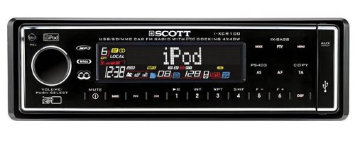 Scott i-XCR 100 Autoradio (USB, SD/MMC Kartenleser) schwarz