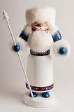 Genuine "Nut Cracking" Christmas Nutcracker - Russian Santa (13 inches)
