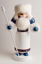 Genuine "Nut Cracking" Christmas Nutcracker - Russian Santa (13 inches)