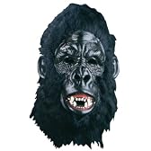 動物　ゴリラ　マスク　ブラック　ホラー