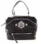 Guess Blondie Large Satchel Brown Vinyl Ladies Handbag