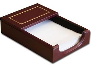 Burgundy 24Kt Gold Tooled 4 x 6 Memo Holder