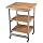 Oasis Concepts Stainless Steel/Wood Folding Kitchen Island, Natural