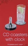 Musical CD Coasters with Clock