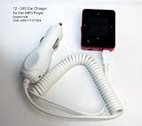 Produkt-Bild: 12V Autolader Creative ZEN weiss: KfZ Ladekabel f&uuml;r Creative ZEN MP3 player Serien X-Fi2 X-Fi Mozaic V Plus Stone Plus Wav Neeon 2 Micro Photo ...- siehe Beschreibung