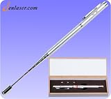 Laser and LED Light Retractable Pointer