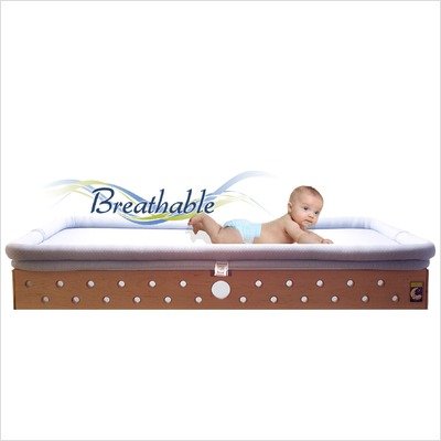 Bundle-88 Circle Crib Mattress Base Color: White