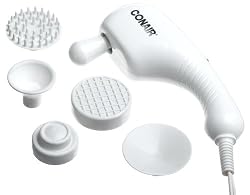 Conair Touch And Tone Massager With Magnet Attachment, White
