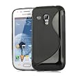 S-Line Design Schutzh�lle f�r Samsung Galaxy S3 mini i8190 Cover Handy Tasche Etui H�lle aus TPU Silikon Schwarz