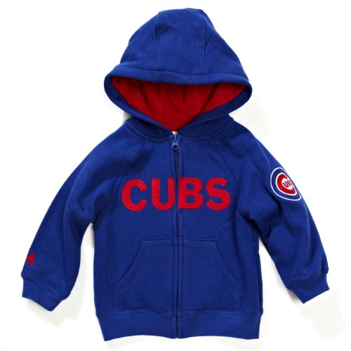 Chicago Cubs Infant Zip front Hooded Sweatshirt