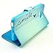 Galaxy Alpha Case,Gift_Source Brand Smile - PU Leather Wallet Case Soft TPU Cover Skin Card Slots Case Cover for Samsung Galaxy Alpha SM-G850,Sent Screen Protector + Stylus Pen