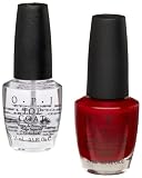 Review OPI  / OPI Nail Polish, Quarter Of A Cent-cherry (A34), 0.5-Ounce & Classic Top Coat 0.5-Ounce