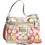 Coach Limited Edition Poppy Dreamy Hippie Crossbody Messenger Bag Purse Tote Multi