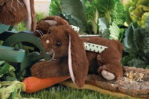 Bearington Baby Brownie Plush Bunny