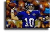 Completely Handpainted American Football Sport Painting, Custom Order FL3701, Oil on Canvas, with Option to Paint Jerry, Brett & Co. from Any Other Favorite Photograph or Picture, Unframed, Size 16" x 24" inch