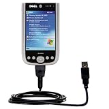 Classic Straight USB Cable for the Dell Axim X50 with Power Hot Sync and Charge capabilities - Gomadic Brand w/ TipExchange Technology