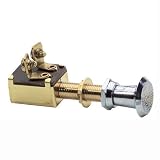 Unified Marine 50031162 2 Position Push Pull Switch (Brass)