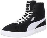 Puma Bolt Lite Mid Lace-Up Fashion Sneaker,Black/White,8 US/9.5 D US
