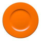 Waechtersbach Rimmed Charger Plate, Set of 2, Orange Peel