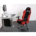 Chefsessel, B&uuml;rostuhl im Racing-Look rot/schwarz