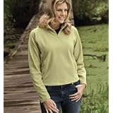 Ladies' Microfleece Solid Color 1 4 Zip Pullover at Colorado Trading