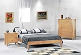 Basic Queen Bedroom Set w/ Natural Finish
