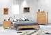 Basic Eastern King Bedroom Set w/ Natural Finish