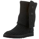 New Ugg Classic Cardy Boot Black Ladies 8 $140