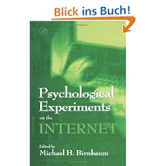 Psychological Experiments on the Internet