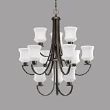 Chandeliers - P4564 - Elemental 12-Light Chandelier